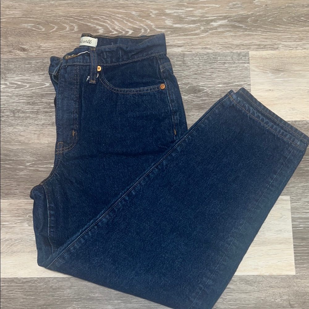 Madewell Blue Flare Wide Leg Jeans